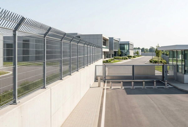 Infraestrutura anti-evasão — barreiras físicas e controle estrutural de perímetro